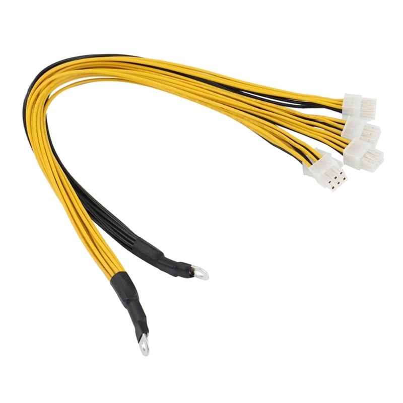 2 Pcs 6 Pin PCIe Power Supply Cable for Server Antminer S9 S9i Z9 P3 P5 Miner PSU - Image 5