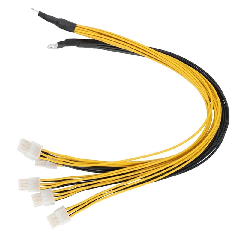 2 Pcs 6 Pin PCIe Power Supply Cable for Server Antminer S9 S9i Z9 P3 P5 Miner PSU - Image 4