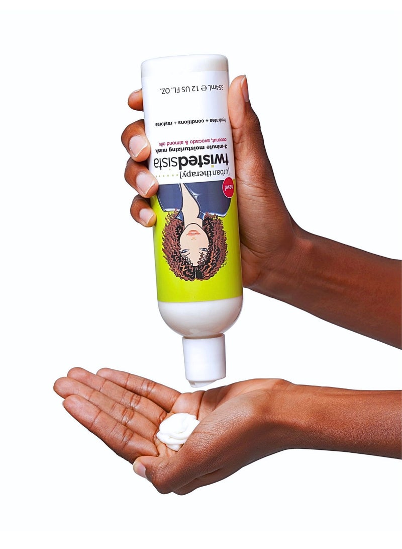 Twisted Sista 3-Min Moisturizing Mask 12oz with Coconut, Avocado, & Almonds Oil - Image 2