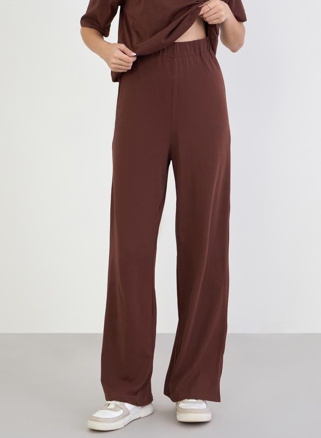 Styli Oversized T-Shirt and Wide Leg Joggers Co-Ords - Image 5