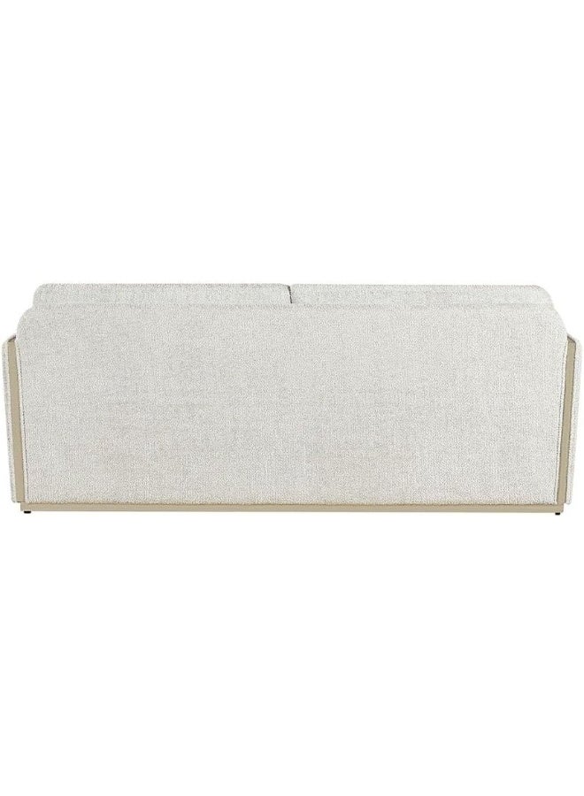 Comfynest Comfynest Westeros 3Seater Fabric Sofa Champagne With 2Year Warranty 231X96X85Cm Multi Color - Image 4