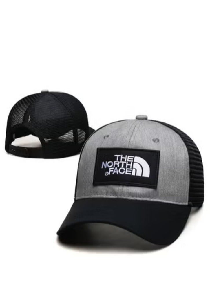 THE NORTH FACE قبعة الشاحنة ذات اللونين من ذا نورث فيس مع ظهر شبكي