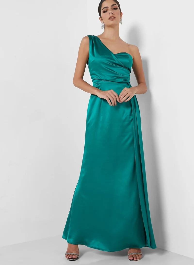 Chi Chi London Petite One Shoulder Sweetheart Neck Dress for Women | Best  Price Oman