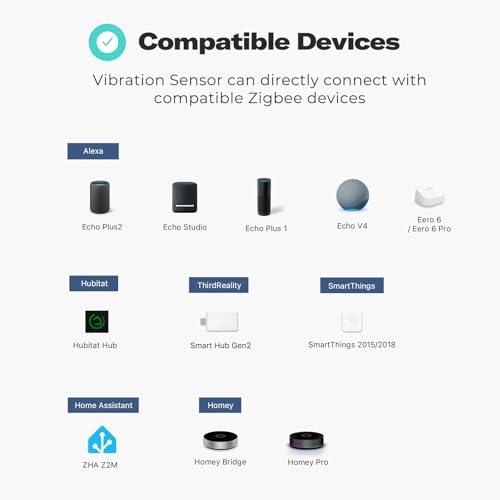 THIRDREALITY Zigbee Vibration Sensor, 110dB Alarm, Adjustable Sensitivity, Works with Echo, SmartThings, Home Assistant - Image 5