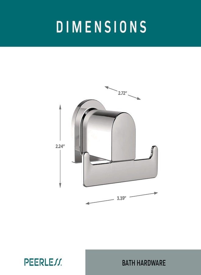 Peerless PA419 Xander Double Towel Hook, Polished Chrome - Image 3