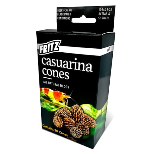 Fritz Aquatics Betta Botanicals for Betta and Community Fish Aquariums (Casuarina Cones - 20ct) - Image 1