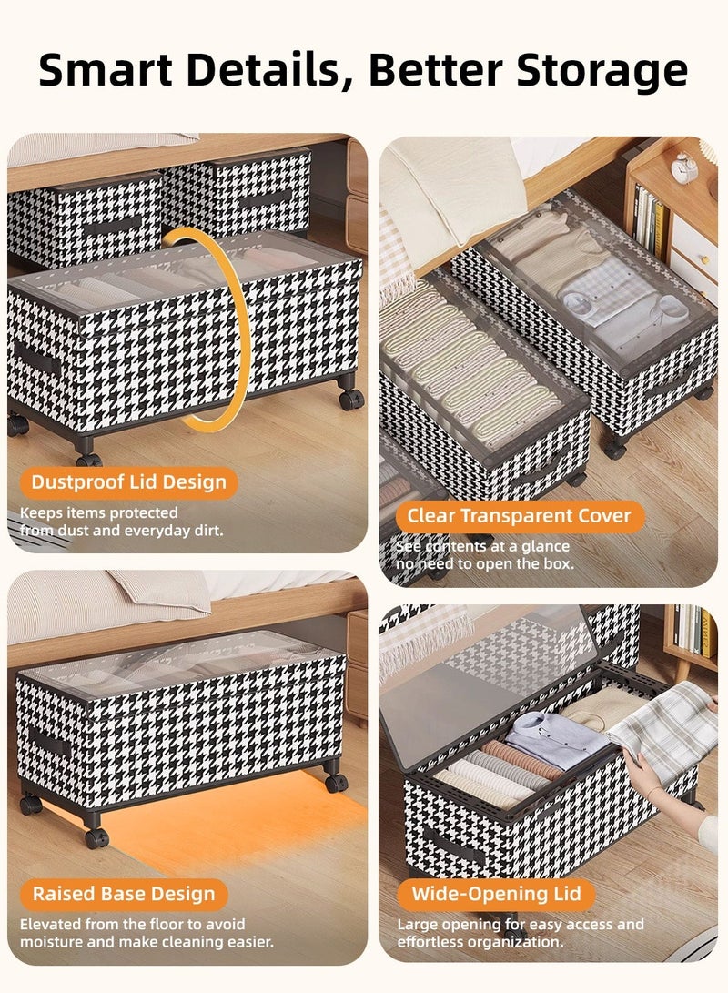 Underbed Storage Box with wheels - Image 4