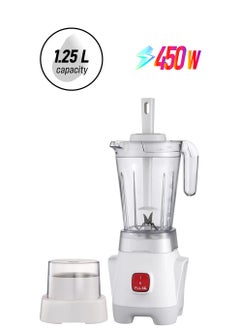 iSONIC 3 In 1 Unbreakable Blender with Jar & Cups | 1.25L, 450W | Smoothie Maker with 2 Attachments | One Speed & Pulse | 2-Year Warranty | Model IB703  - Image 1