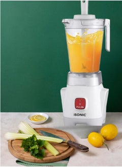 iSONIC 3 In 1 Unbreakable Blender with Jar & Cups | 1.25L, 450W | Smoothie Maker with 2 Attachments | One Speed & Pulse | 2-Year Warranty | Model IB703  - Image 2