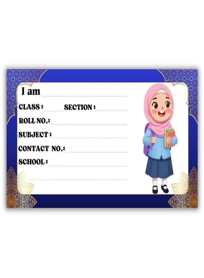 AanyaCentric Pack of 36 Name Sticker for Kid | 4 x 2 inch | Self Fill in Sticky Labels for Book Register Copy - Image 4
