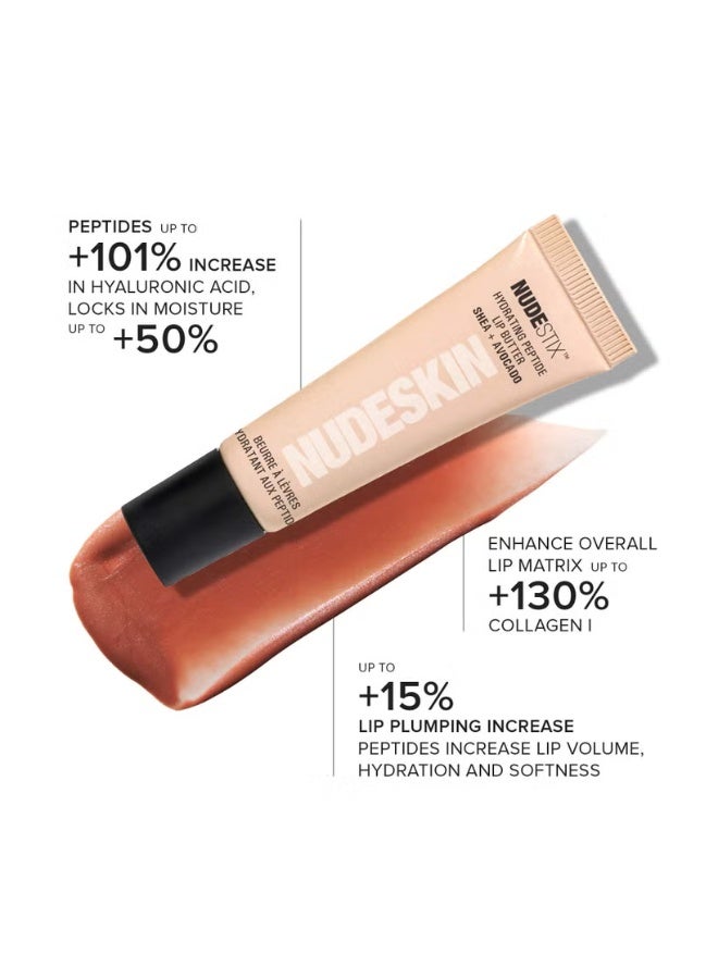NUDESTIX Hydrating Peptide Lip Butter - Dolce Nude - Image 4