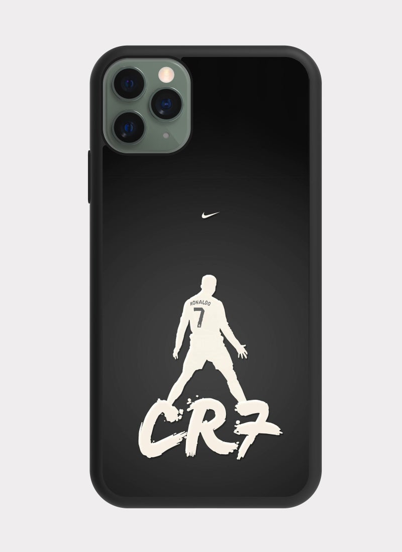 بكسلات كفر ايفون 11 برو ماكس كرستيانو رونالدو رمادي - Image 1