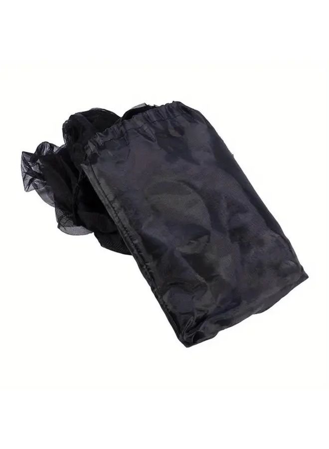 360 Degree Foldable Mosquito Net For Chair 10.24x12.6x1.97 Inch Breathable Portable Black Cover - Image 1