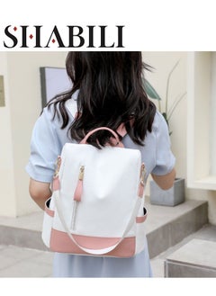 SHABILI Girls' Nylon Material Backpack, Student's Large-capacity School Bag College Bag Tourist Bag Back Bag, Daily Commuting Shoulder Bag Crossbody Bag Office Bag Handbag Tote Bags for Women/Teenagers  - Image 1