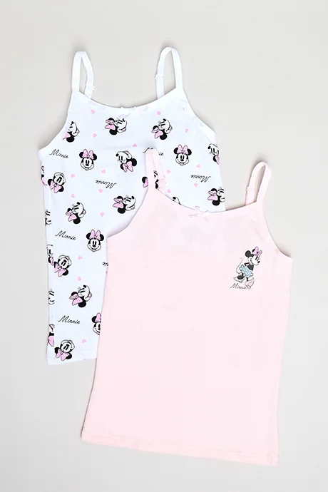 أر أند بي 2 Pack Minnie Mouse Print Camisoles