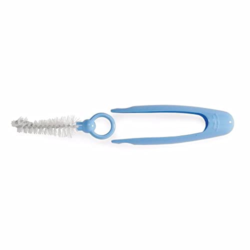 Chicco Baby Bottle Cleaning Brush with 360 degree cleaning I Soft Nylon Bristles I Anti Slip Handle I Bottle Nipple & Straw Cleaner Set I Easy to Clean Corners I BPA-Free (Blue-Pack of 1) - Image 5