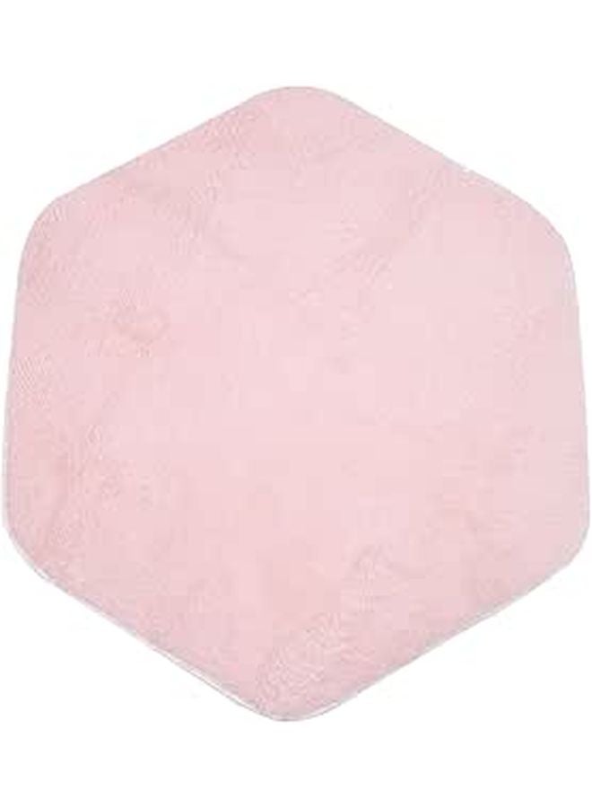 Non Toxic Plush Hexagon Play Mat Soft Carpet Rug For Indoor Nursery Floor Decor - Image 1