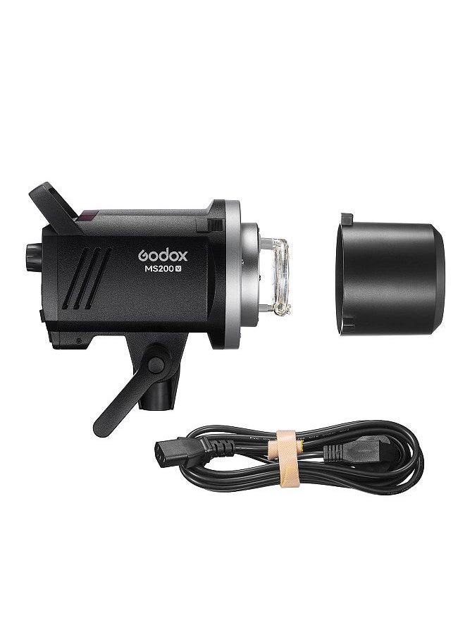 Godox - Godox MS200-V Upgraded Studio Flash Light 200Ws Strobe Light GN53 0.1-1.8S Recycle Time - Image 1