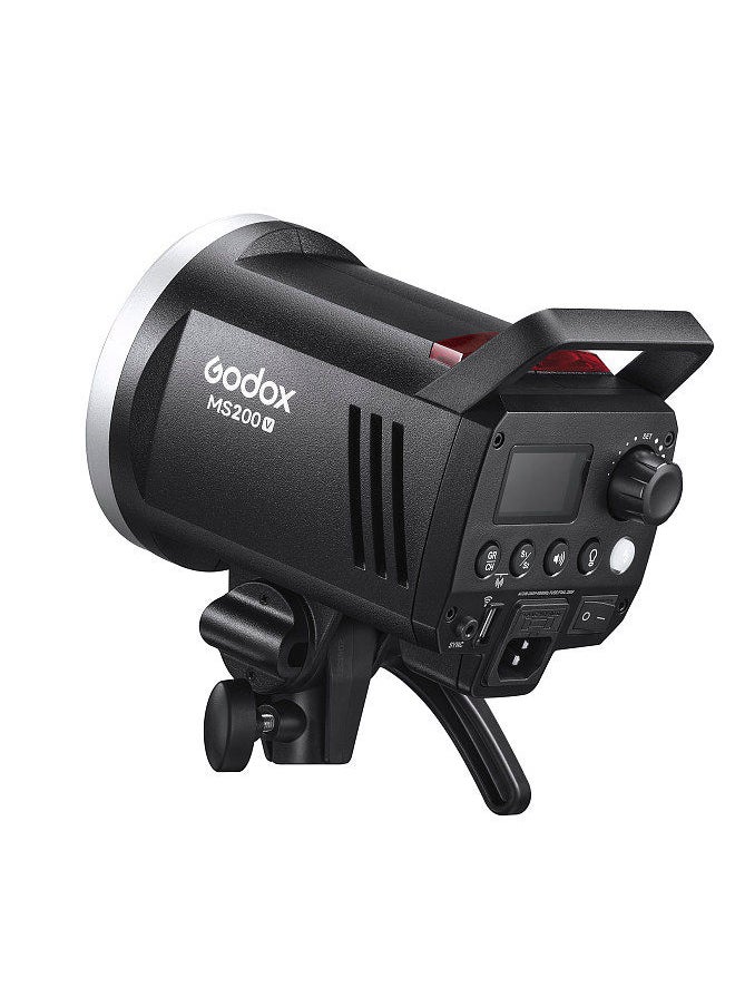Godox - Godox MS200-V Upgraded Studio Flash Light 200Ws Strobe Light GN53 0.1-1.8S Recycle Time - Image 1