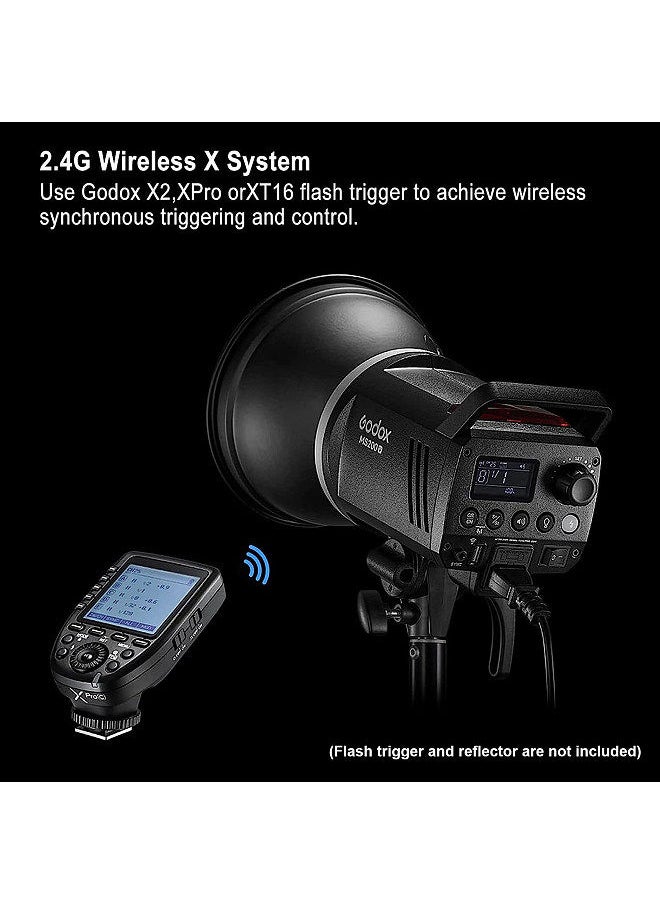 Godox - Godox MS200-V Upgraded Studio Flash Light 200Ws Strobe Light GN53 0.1-1.8S Recycle Time - Image 1