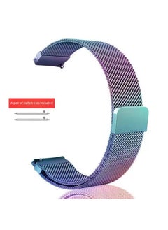 For HuaweiWatch4/GT3Pro Magnetic Watch Strap GT2 Breathable Metal Milanese Replacement Wristband-Color:Milan Magnetic Suction-colorful-[22mm Interface] For HuaweiWatch4