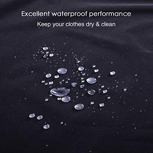 ALIPOBO Waterproof Apron for Men and Women, Durable Heavy Duty Extra Long Adjustable Bib Apron for Kitchen Cooking, Dish Washing, Butcher, Dog Grooming, Lab work, Black - Image 4