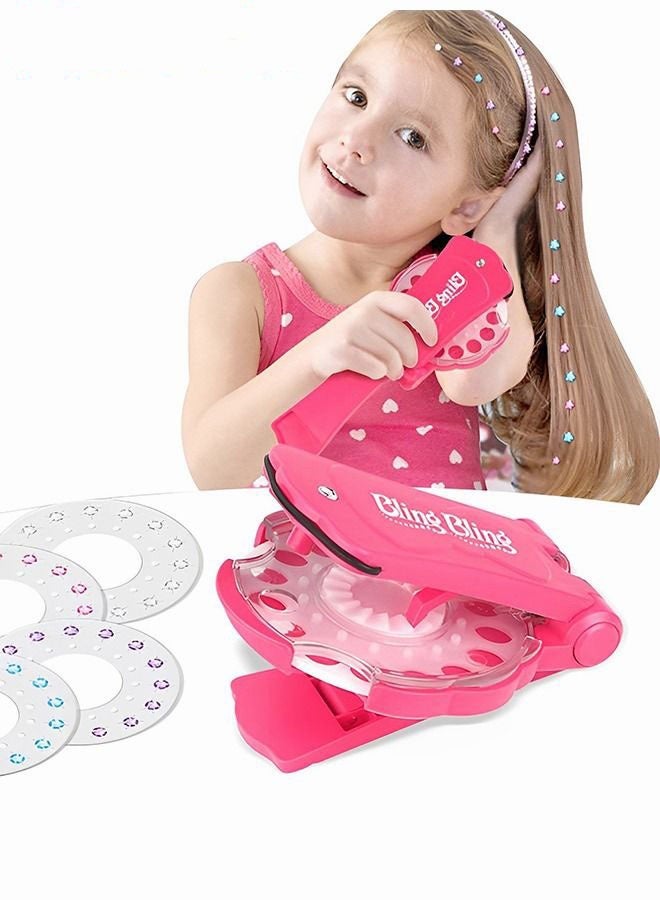 DURKU Hair Gem Stamper with 180 Rhinestones for DIY Bedazzling, Diamond Collection Starter Kit - Girls Hair Styling Tool, Bling Jewels Toy for Hair, Phone Covers, Shoes, Backpacks & More! Great Gift for K - Image 1