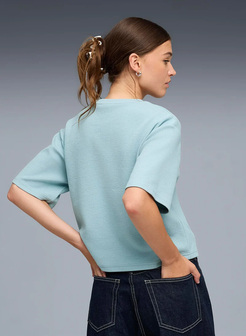 بوما تيشيرت أساسي مريح مرتفع