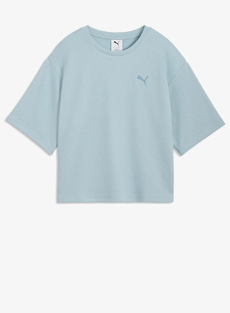 PUMA  Essential Elevated Relaxed T-Shirt for Women | Best Price UAE