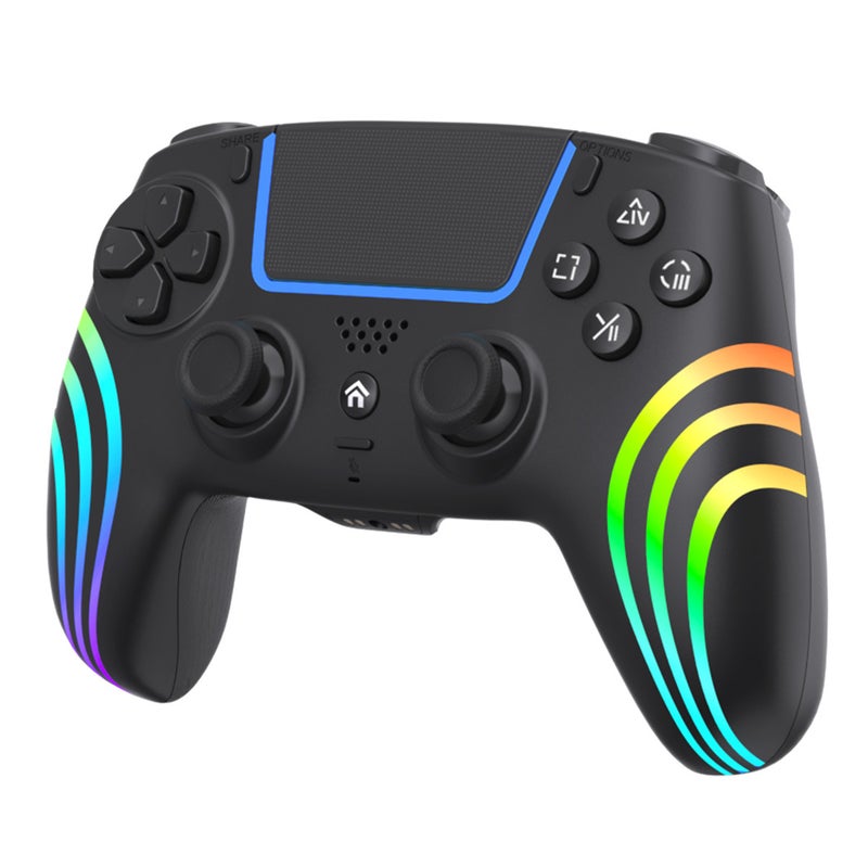 يد تحكم لاسلكية لـ PS5 P5 Slim Pro بلوتوث لجهاز PC وPS4 مع حساس الحركة وإضاءة RGB - Image 1