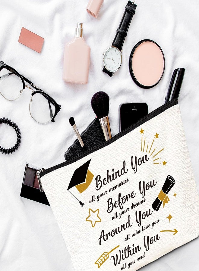 Keluna Graduation Gifts for Her - 5Pcs 2025 Congrats Grad Gifts Set, 20oz Tumbler Keychain Bracelet Makeup Bag Card, High School College Masters Degree PHD Gaduation Gift for Daughter Niece Sisters - Image 5