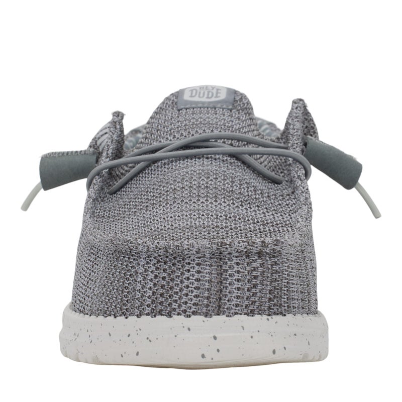 HEYDUDE Wally Stretch Sox Grey Size 13, Menâ€™s Shoes, Men's Slip-on Loafers, Comfortable & Light-Weight - Image 4