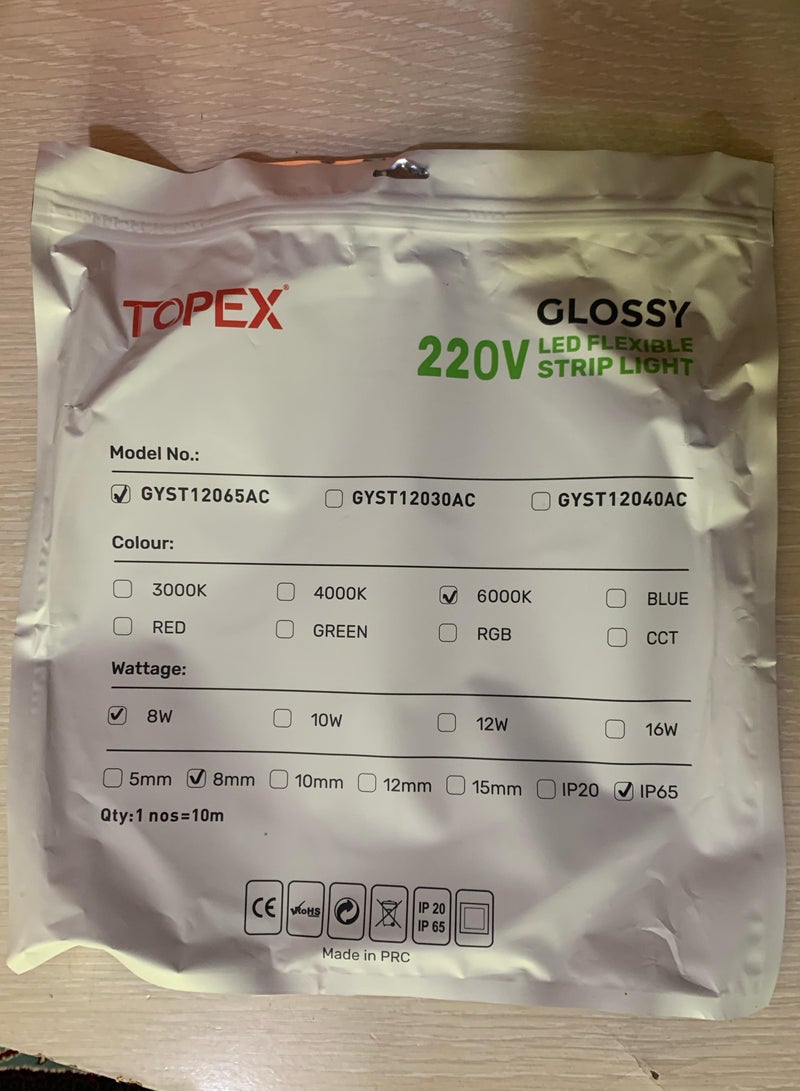 TOPEX Rgb led 10meter multicolor led strip light 9 watt - Image 2