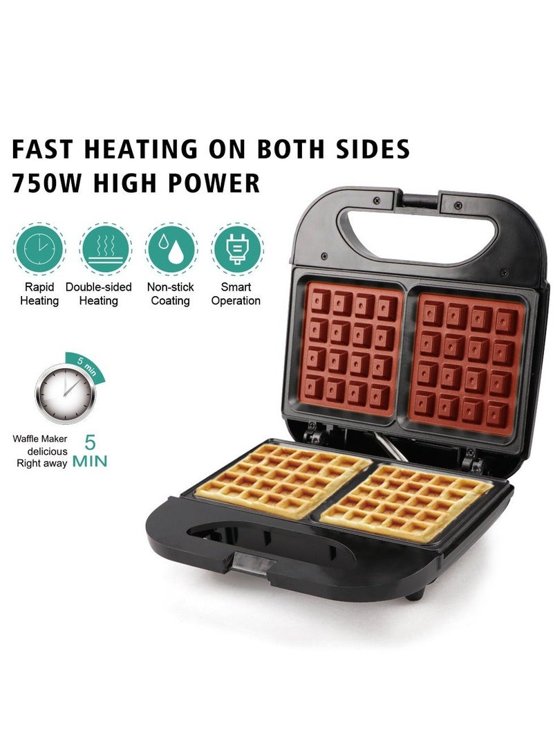 RAF Household Double-sided Heating Waffle Maker Machine Multifunctional Breakfast Machine Bread Machine - Image 3