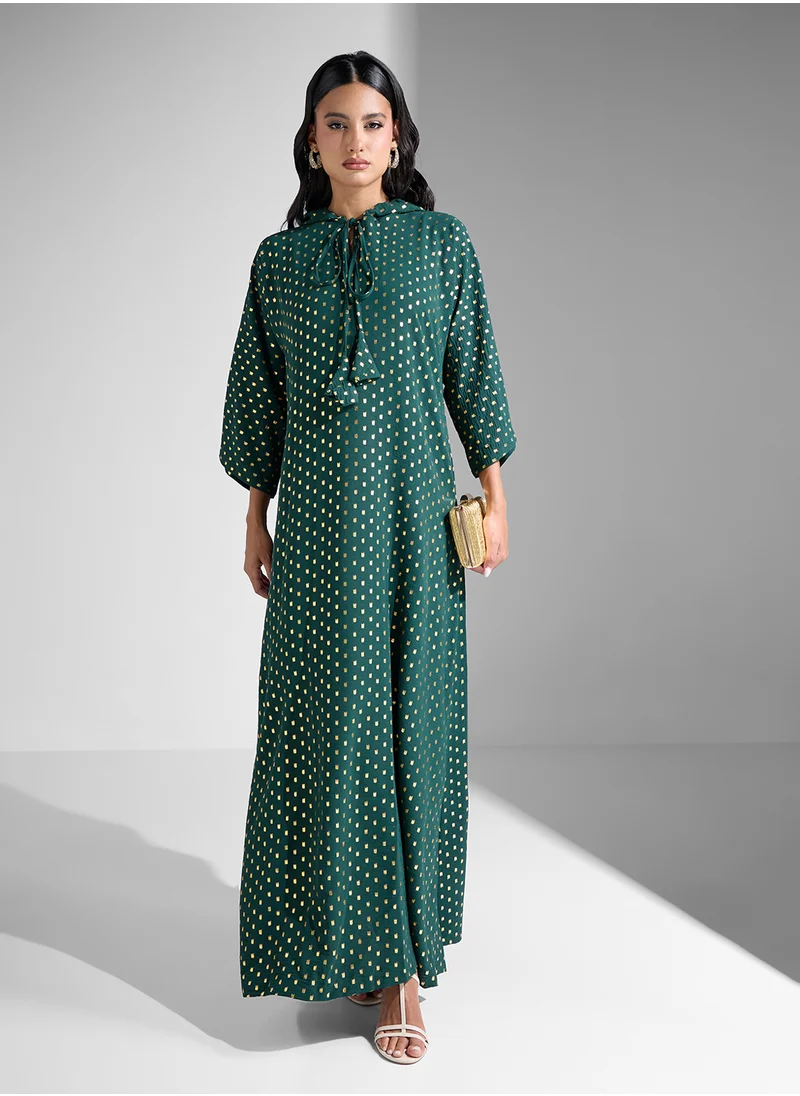 Golden Apple Jalabiya Dress