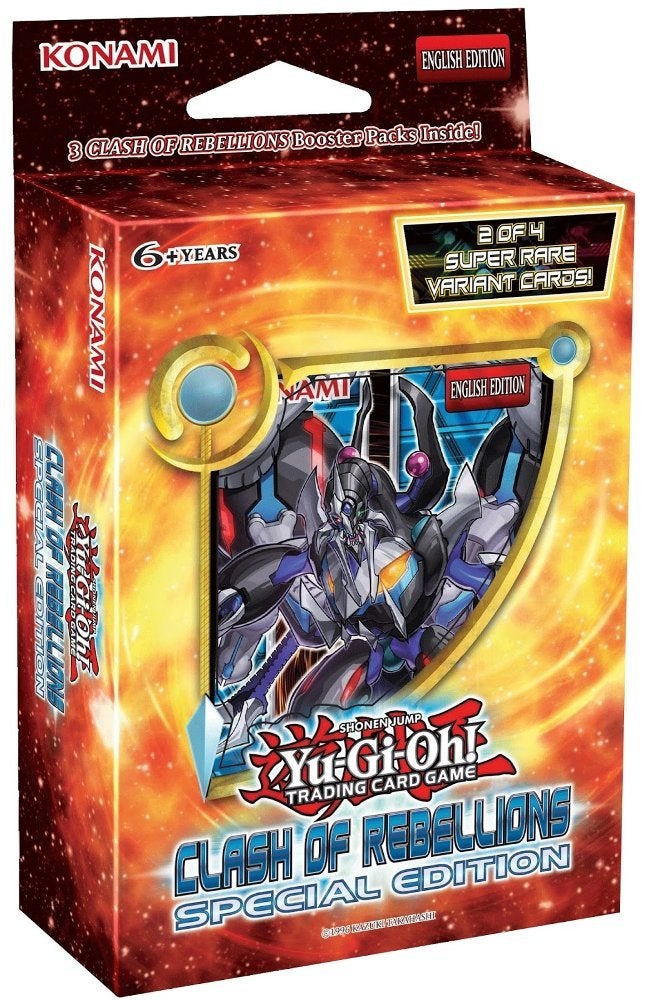 YUGIOH Clash of Rebellions Special Edition Mini Box 3 Booster Packs and Promos - Image 2