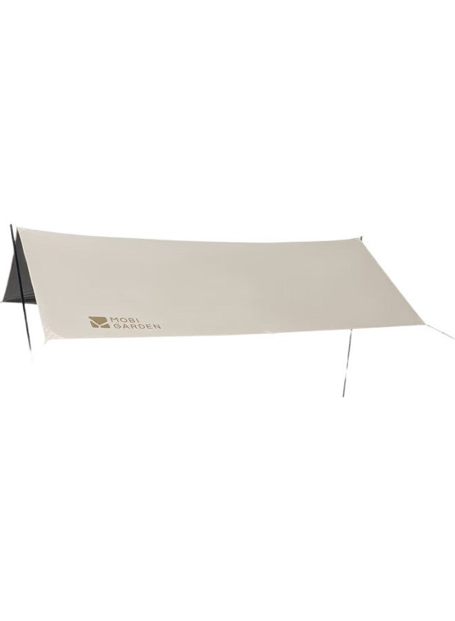 MOBIGARDEN Sunshade, Outdoor Camping Sun Protection, Oxford Cloth And Black Tarpaulin Sunshade, 410 Nx24680015, Elephant Gray - Image 2