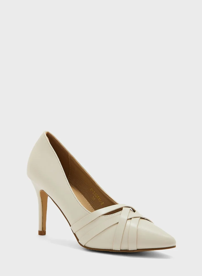 ELLA Woven Stiletto Pumps