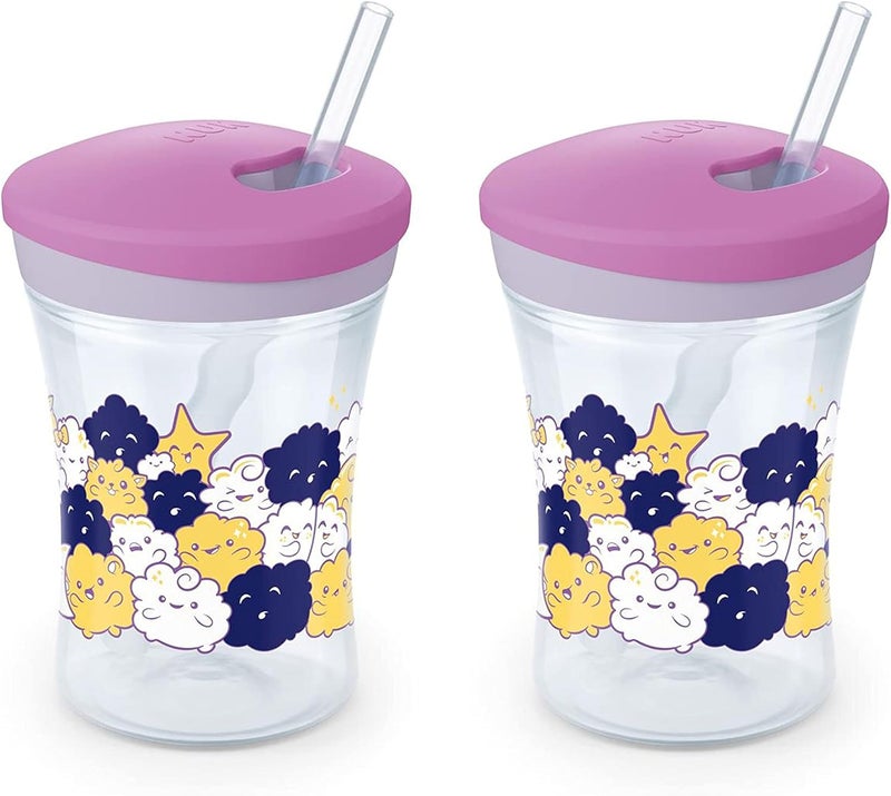 NUK Evolution Straw Cup - Hide 'N Seek Girl - Image 1
