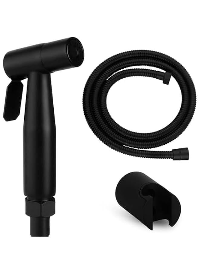ميكسد Handheld Bidet Sprayer for toilet, 304 Grade Stainless Steel Bathroom Jet Spray with 1.2 Meter Shower Tube, Portable Adjustable Water Pressure Handheld Bidet Sprayer for Bathroom - Image 1