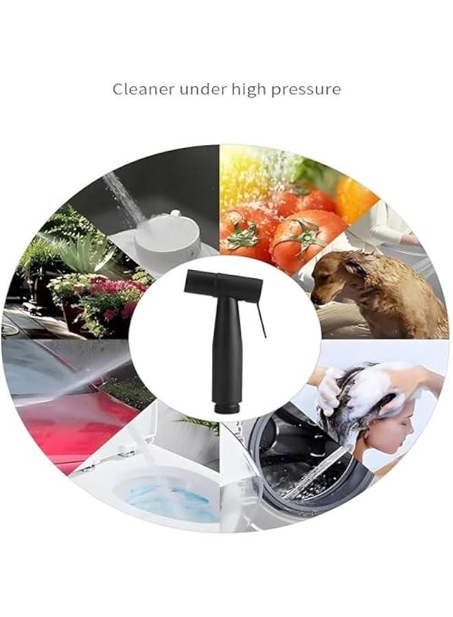 ميكسد Handheld Bidet Sprayer for toilet, 304 Grade Stainless Steel Bathroom Jet Spray with 1.2 Meter Shower Tube, Portable Adjustable Water Pressure Handheld Bidet Sprayer for Bathroom - Image 4