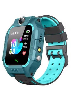 Generic Kid's Smartwatch With Sim Card Photo Waterproof Kids Gift Green  - Image 1