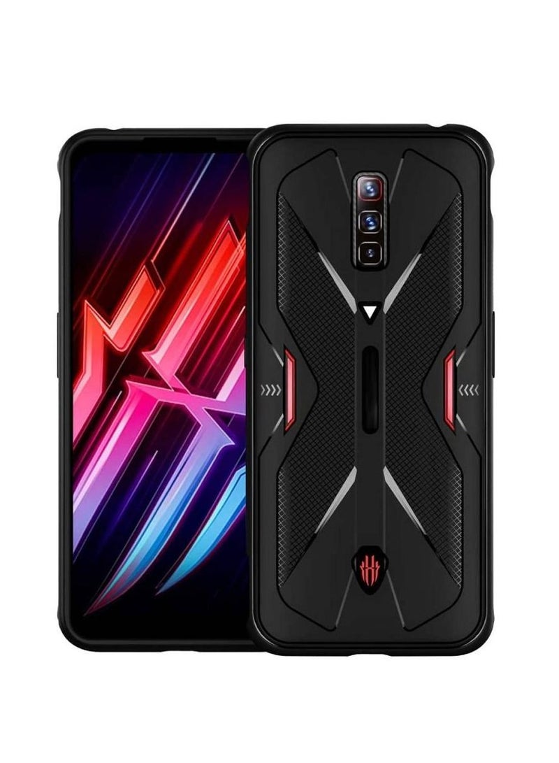 vesus Anti-Scratches Shockproof TPU Case Cover For Nubia Red Magic 6 Black - Image 1