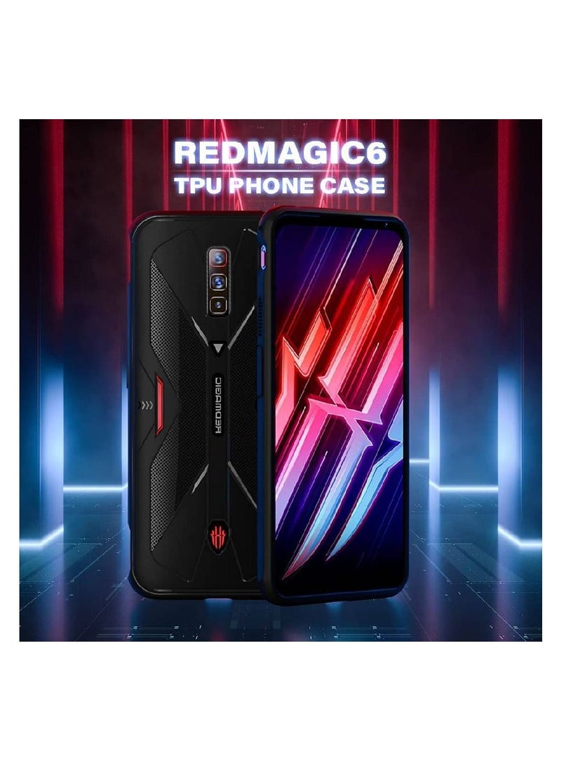 vesus Anti-Scratches Shockproof TPU Case Cover For Nubia Red Magic 6 Black - Image 3