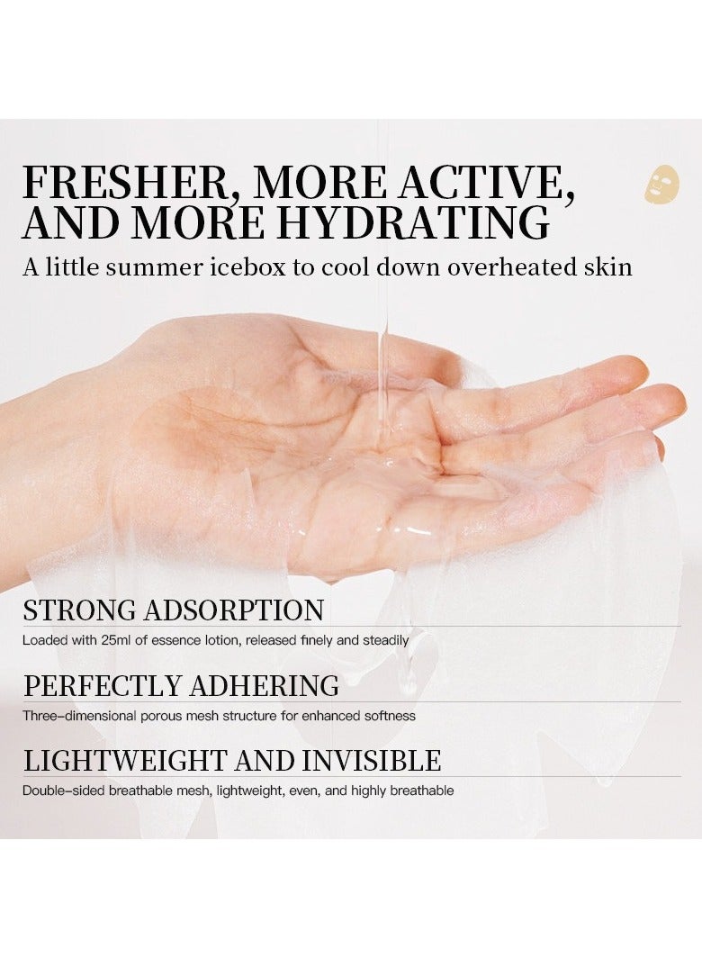 Kormesic Rice Wine Facial Mask JP 25ml-5 packs  - Brightening & Smoothing - Image 4