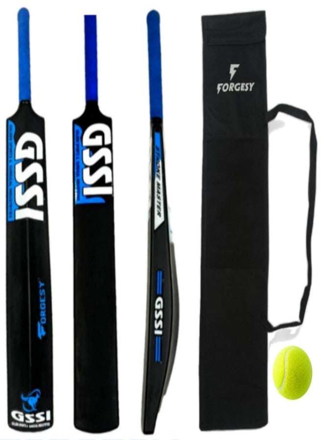 Forgesy Plastic Tennis Cricket Bat Full Size Bat (34” X 4.5” inch) for All Age Group - Image 3