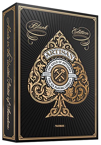 theory11 Artisan Playing Cards Black - Image 1