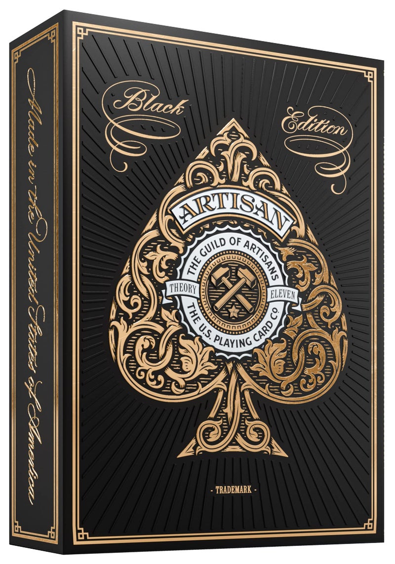 theory11 Artisan Playing Cards Black - Image 2