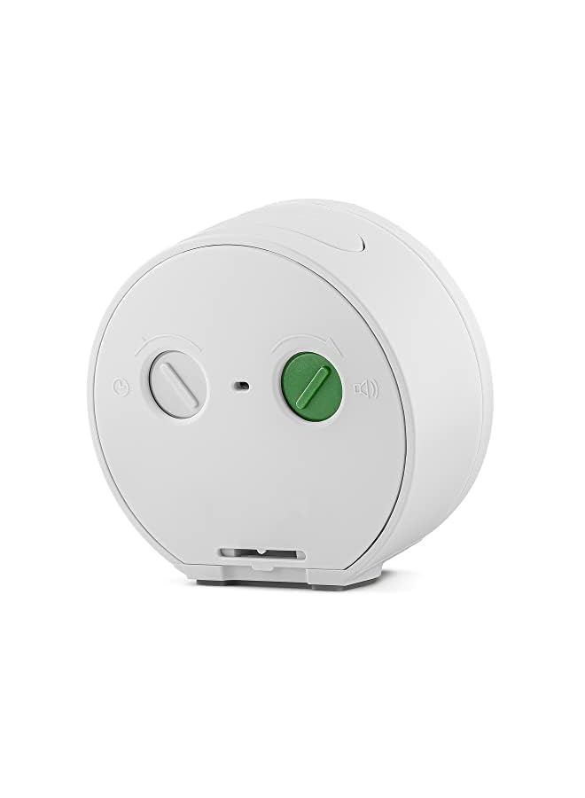 BRAUN Classic Analogue Clock with Snooze and Light, Quiet Quartz Movement, Crescendo Beep Alarm in White, Model BC12W, One Size - Image 3