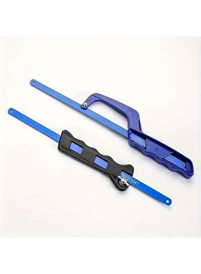 Portable Metal Mini Hacksaw With 10 Inch Bimetallic Blade Ideal For DIY Projects 1pc - Image 2